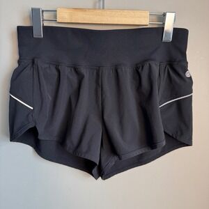 Z by Zella Women's Brief Lined Running Shorts Black Size Small Mini Athletic